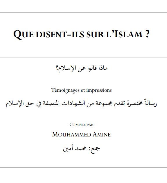 Que disent- ils sur l’islam?