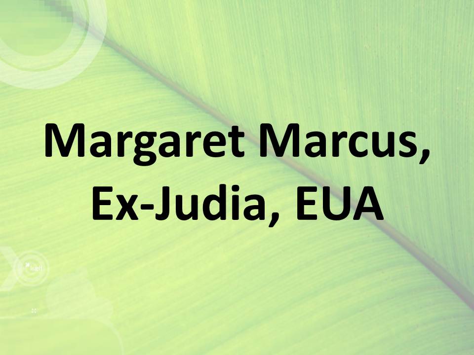 Margaret Marcus, Ex-Judia, EUA