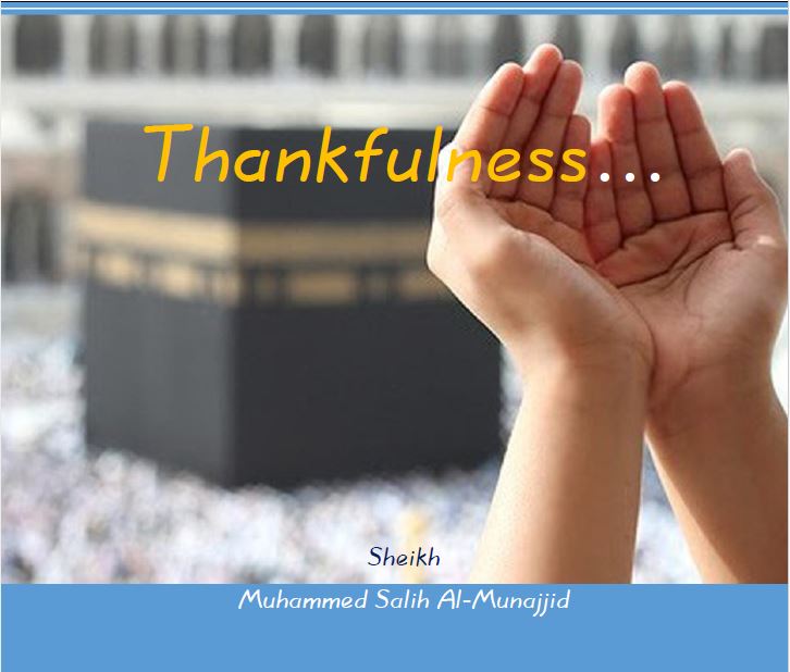 Thankfulness