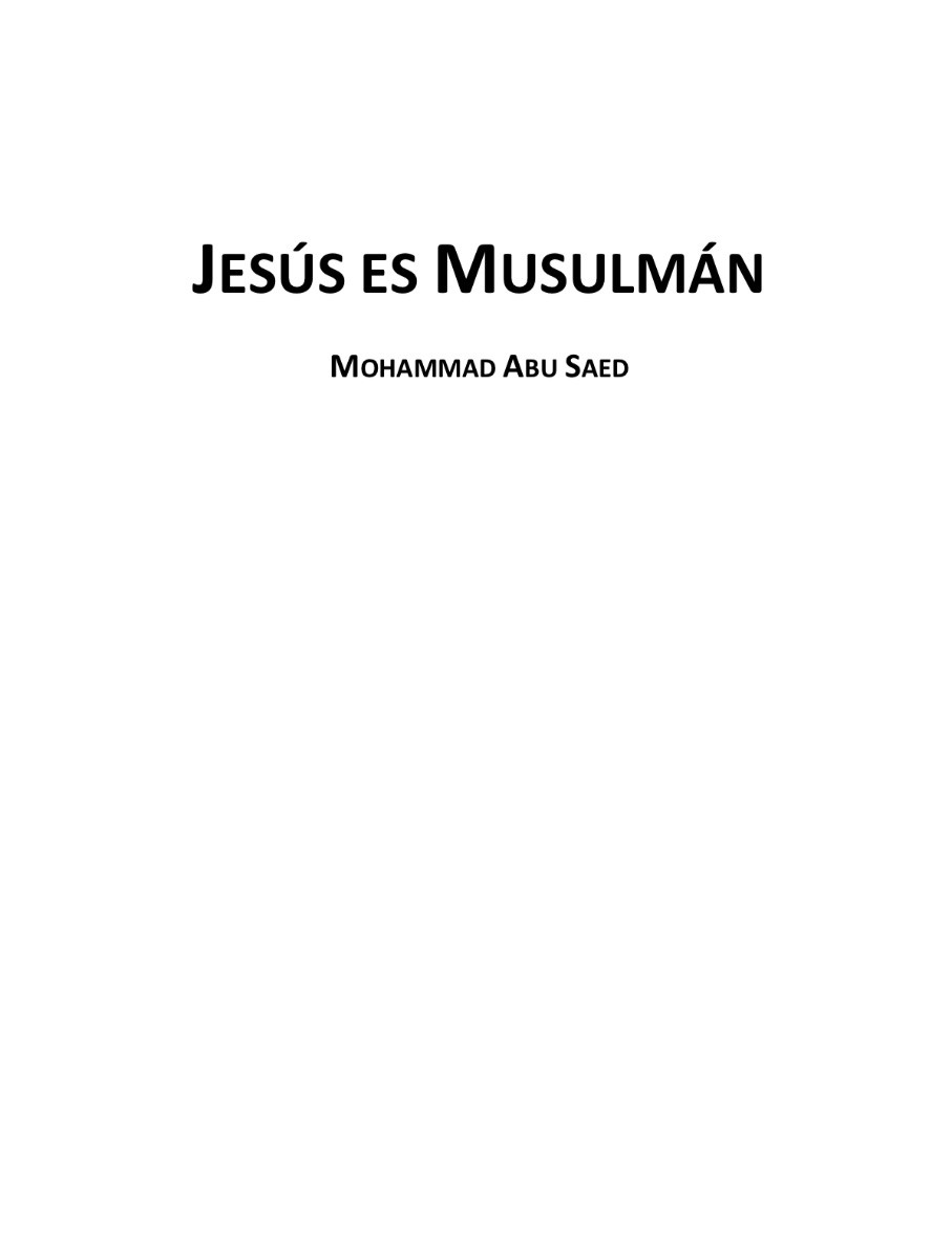 Jesús es Musulmán