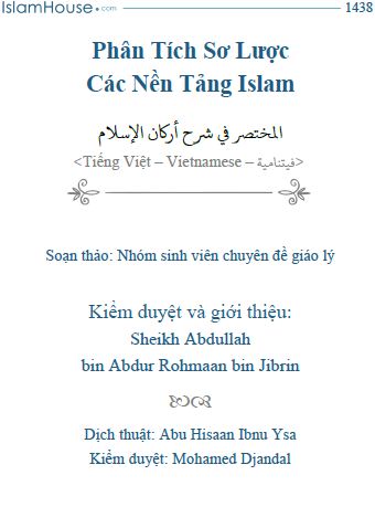 Phân Tích Sơ Lược Các Nền Tảng Islam